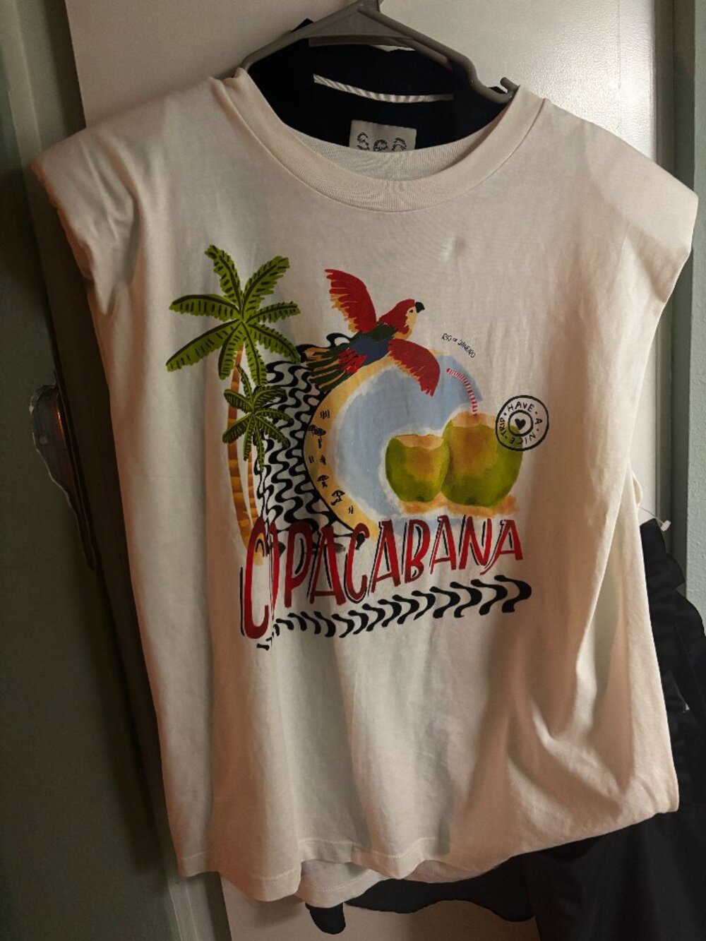 NEW Farm Rio / XL / Shoulder Pad Tee / Copacabana - Picture 3 of 3